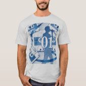 T-shirt Fréquences Estompées (Devant)