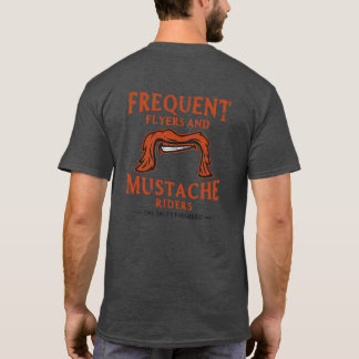 T-shirt Frequent Flyers & Mustache Riders 