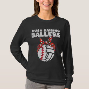T-shirt Fréquente Élévation Ballers Baseball Volleyball Ma
