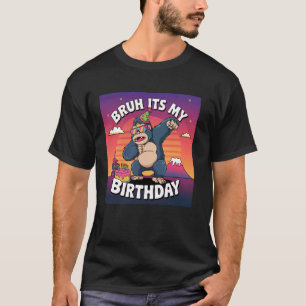 T-shirt Frère c'est mon anniversaire Décoration de fête d'