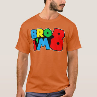 T-shirt Frère d'anniversaire de 8 ans Je suis un joueur de