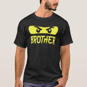 T-shirt Frère De La Famille Kung Fu Ninja Eyes