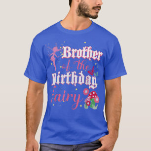T-shirt Frère De La Fée D'Anniversaire Princesse Mushroom 