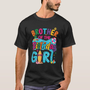 T-shirt Frère de la fille qui fête son anniversaire Fête a