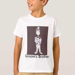 T-shirt Frère de la Groom/Bachelor