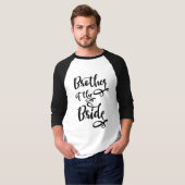 T-shirt Frère de la mariée (Devant entier)