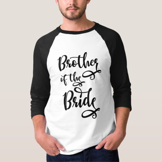 T-shirt Frère de la mariée (Devant)