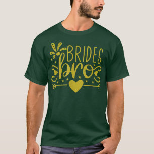 T-shirt Frère de la mariée enterrement de vie de jeune fil