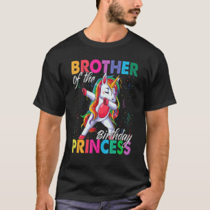 T-shirt Frère De La Princesse Anniversaire Dabbing Unic