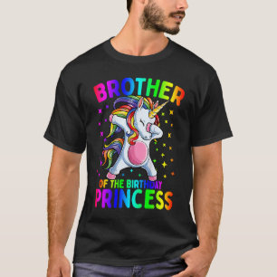 T-shirt Frère de la Princesse Anniversaire Dabbing Unic