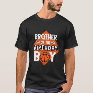 T-shirt Frère De L'Anniversaire Garçon Frère Bysketbyll Bi
