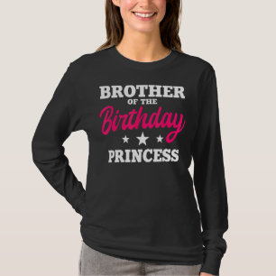 T-shirt Frère De L'Anniversaire Princess Party Anniversair