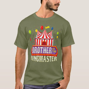 T-shirt Frère De L'Anniversaire Ringmaster Kids Circus