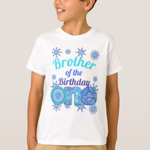T-shirt Frère de Neige de l'Anniversaire Un surgelé
