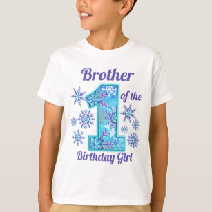 T-shirt Frère de Neige du premier anniversaire gelé