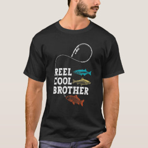 T-shirt Frère de pêche Reel Cool pêcheur drôle de gag Vint