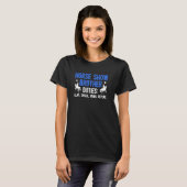 T-shirt Frère de présentation de cheval devoirs frère éque (Devant entier)