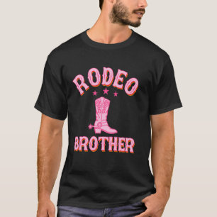 T-shirt Frère de Rodéo 1er Premier Anniversaire Cowgirl We