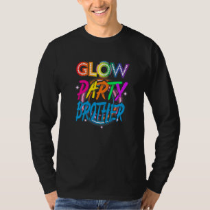 T-shirt Frère de soirée Glow Effet de projection de peint