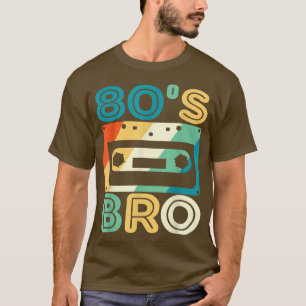 T-shirt frère des années 80 musique cassette mode années 8