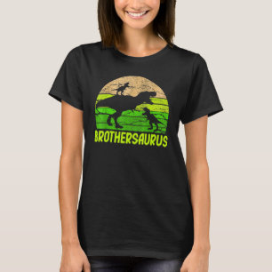 T-shirt Frère Dinosaur Frère Saurus 2 Deux Enfants Christm