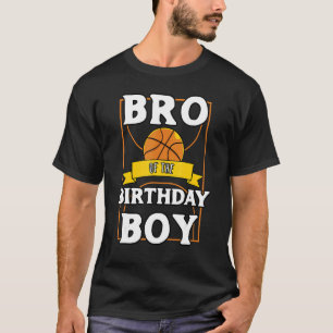 T-shirt Frère du basketteur de la fête d'anniversaire