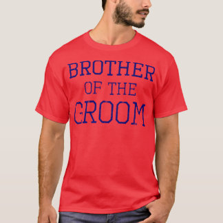T-shirt Frère du Parti de Mariage GroomCoordination