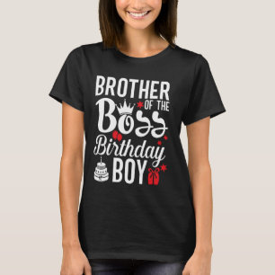 T-shirt Frère Du Patron Anniversaire Garçon Bébé Famille M