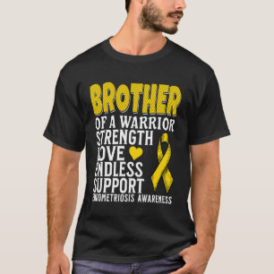 T-shirt Frère d'un guerrier Sensibilisation au soutien de