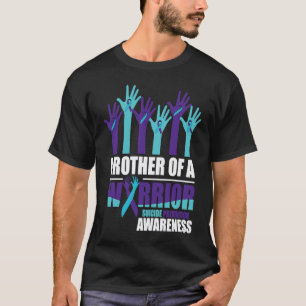 T-shirt Frère d'un guerrier Suicide Sensibilisation Santé