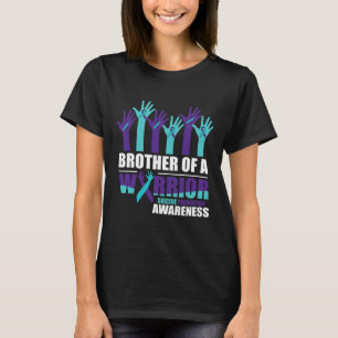 T-shirt Frère D'Un Guerrier Suicide Sensibilisation Soins