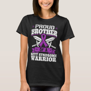 T-shirt Frère D'Un Syndrome De Rett Guerrier Sensibilisati