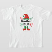 T-shirt Frère Elf Boy's Blanc (Poser)