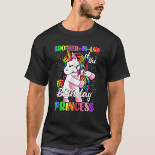 T-shirt Frère en droit de l'Anniversaire Princesse Fille F