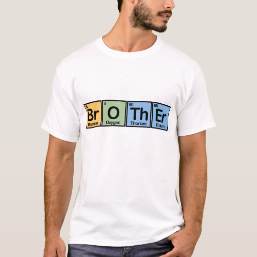T-shirt Frère fait d'éléments (Devant)