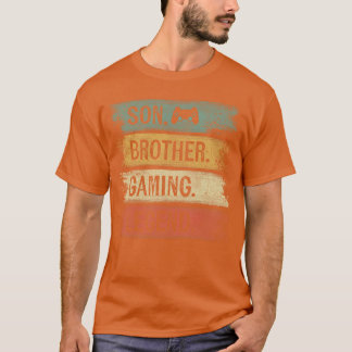 T-shirt Frère Fils Légende du Jeu Cadeau Vintage pour Joue