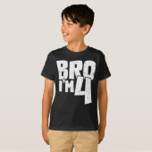 T-shirt Frère, j'ai 4 ans (Devant entier)