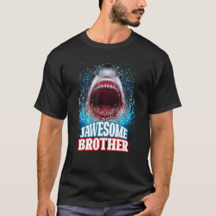 T-shirt Frère Jawesome frère frère frère grand requin blan