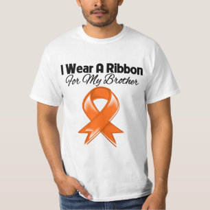 T-shirt Frère - je porte le ruban orange élégant
