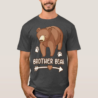 T-shirt frère ours, frère ours tee - shirts pour hommes