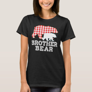 T-shirt Frère Plaid Grande Ourse Papa Papy Fier