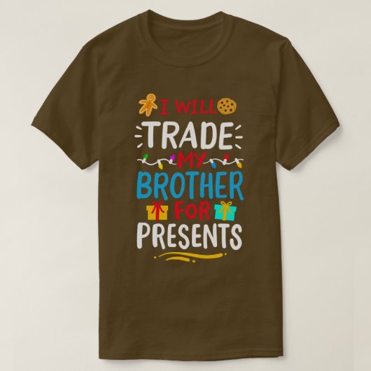 T-shirt Frère Sibling Christmans (Design devant)