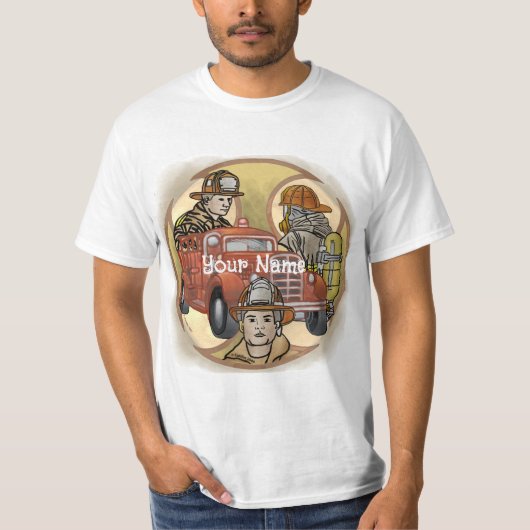 T-shirt Frères des pompiers de la Croix de Malte (Devant)