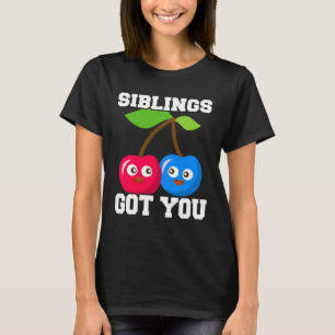 T-shirt Frères et sœurs humoristiques vous ont donné une œ