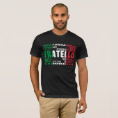 T-shirt Frères italiens : Qualités (Devant entier)