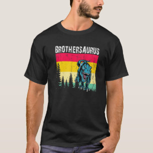 T-shirt Frèresaurus Grand Frère T Rex Dinosaure Révélation
