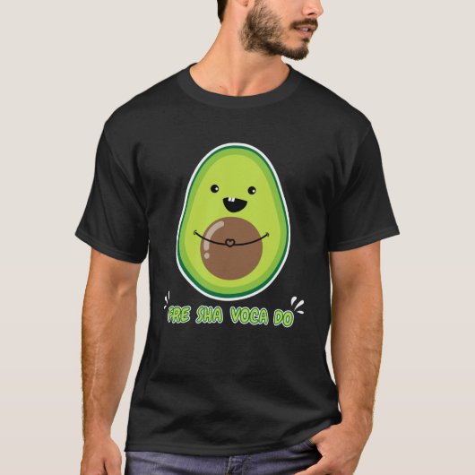 T-shirt Fresh Avocado   Vegan  Cool Fruity (Devant)