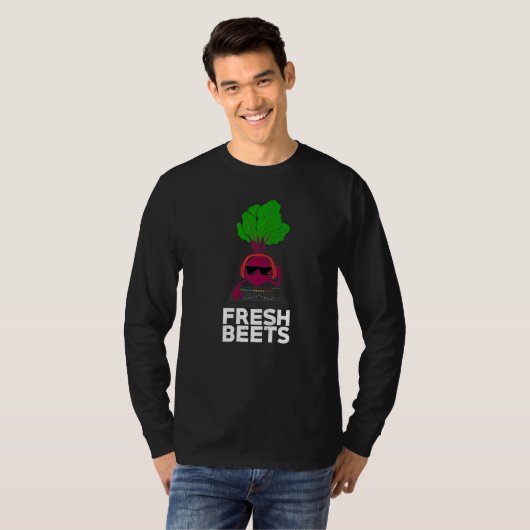 T-shirt Fresh Beets Design for a DJ Premium (Devant entier)