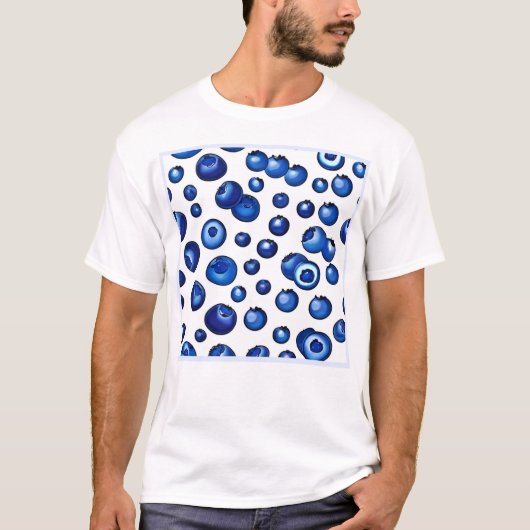 T-shirt Fresh Blueberry (Devant)