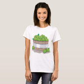 T-shirt Fresh Green Apple Harvest Barrel Granny Smith (Devant entier)